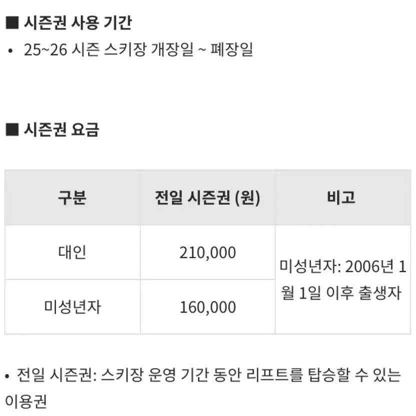 Oak Valley Child Season Pass for 2526, Ski Resort Ticket