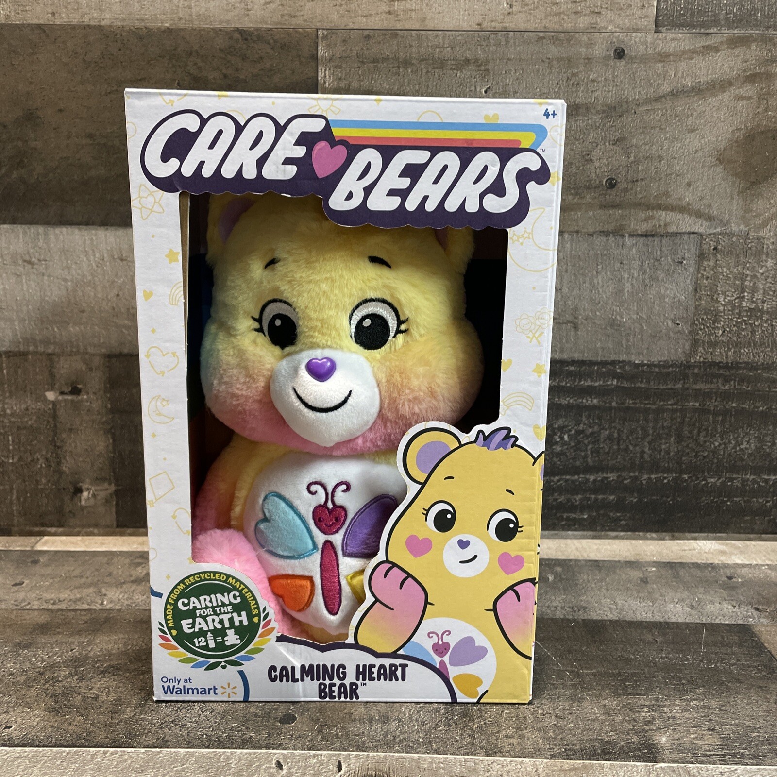 Care Bears 14" Plush Calming Heart Bear Soft Huggable Eco-Friendly Material!