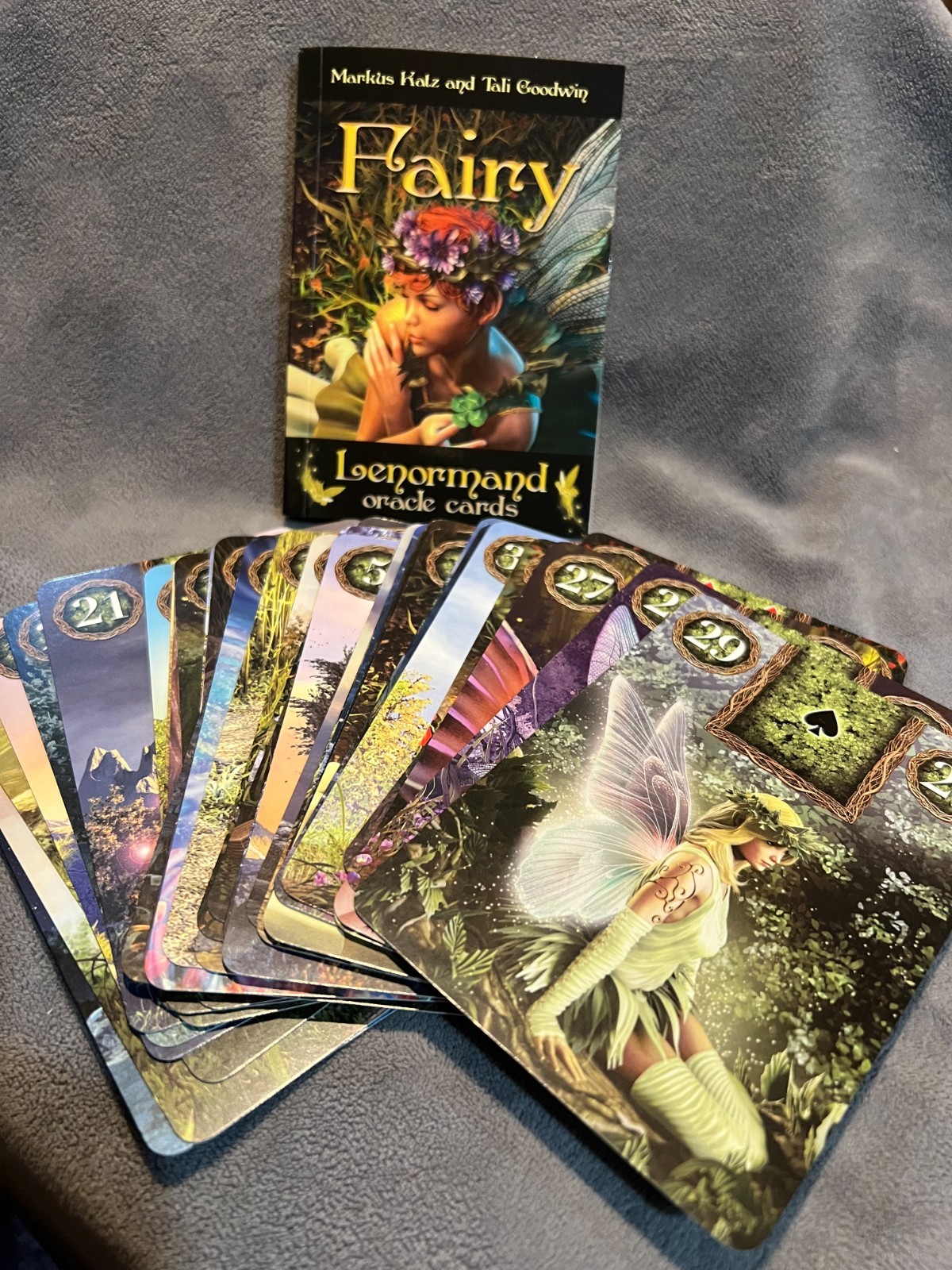 Fairy Lenormand Oracle Cards By M. Holz & T. Goodwin With 36 Cards & Guide Book