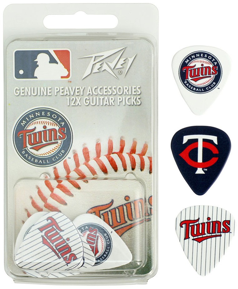 Peavey MLB Minnesota Twins  Guitar/Bass 12 Piece Pick Pack