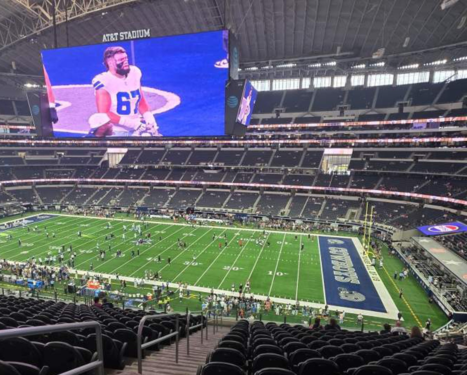 2 Dallas Cowboys Seat Licenses Section C307  Row 10 Season Tickets Premium PSL