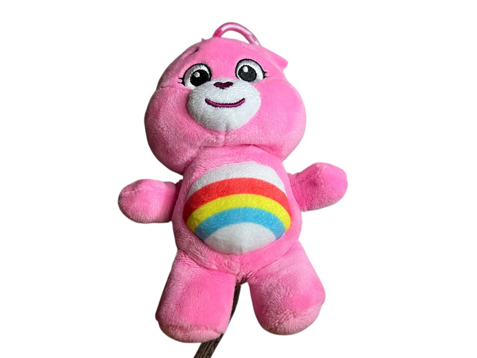 2024 CARE BEARS Plush Keychain 5” - Cheer BEAR