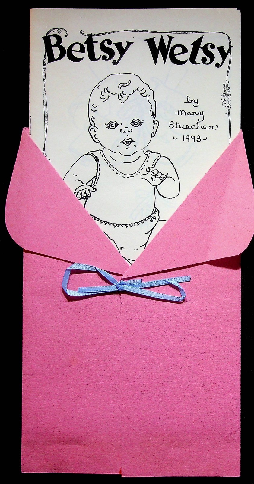 Betsy Wetsy Paper Doll Book Mary Stuecher 1993 With Pajama Paper Sleeve