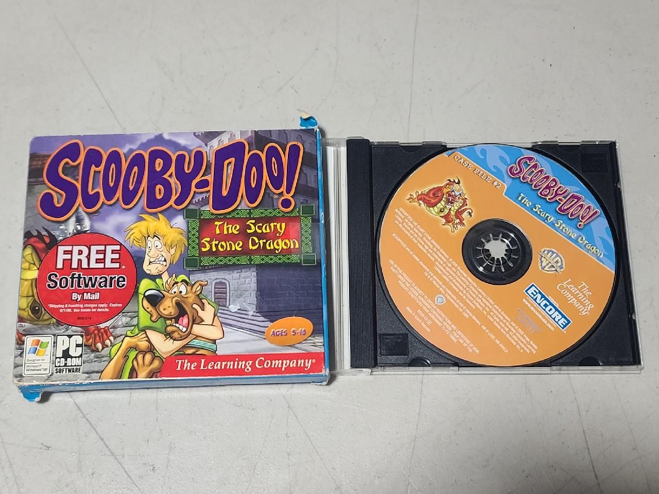 Scooby-Doo! The Scary Stone Dragon Learning Company Windows XP PC CD-ROM