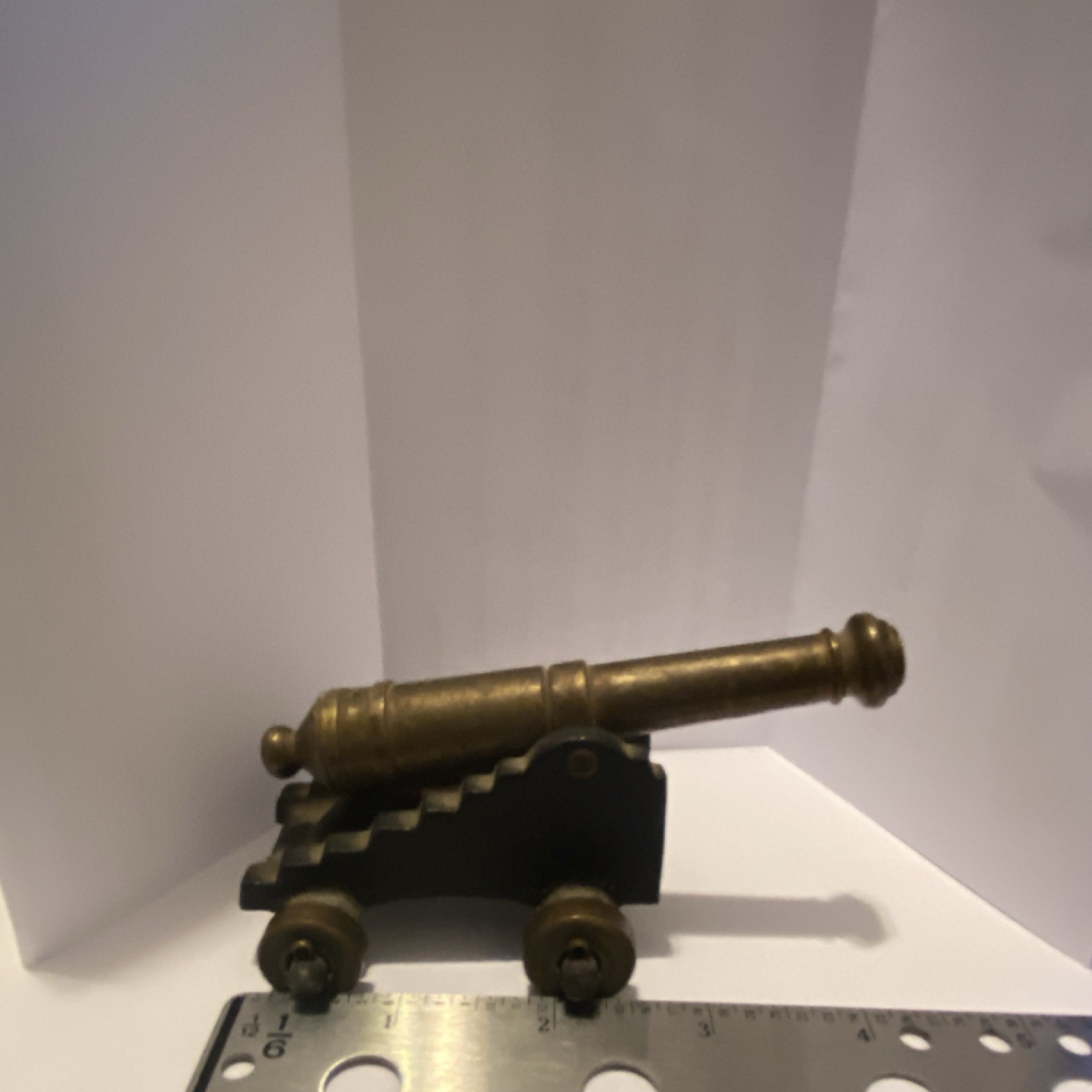 MFCO Brass Cannon Figurine Collectible