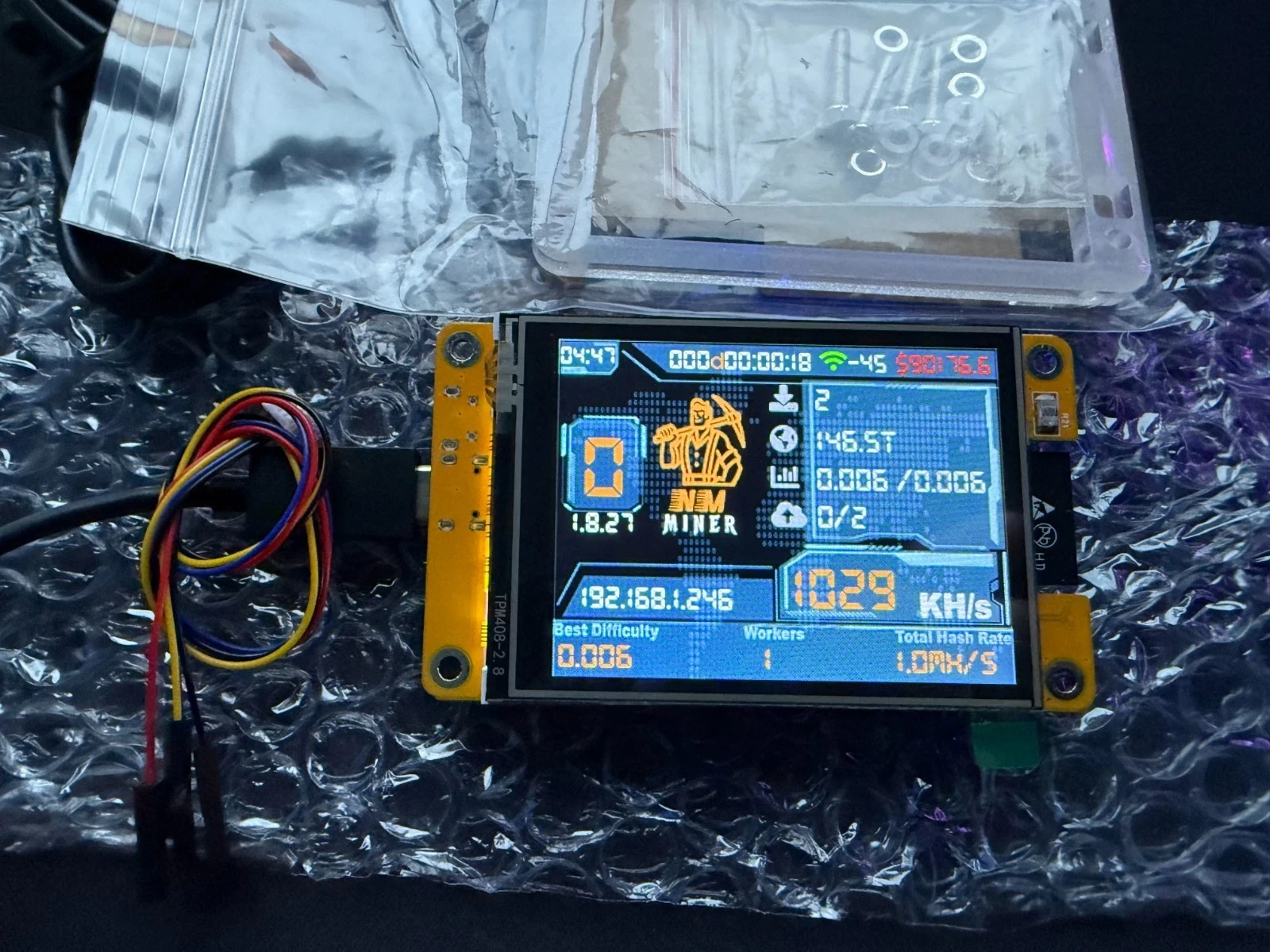 Latest Firmware 1000+ KH/S NMMiner  Solo Miner Bitcoin