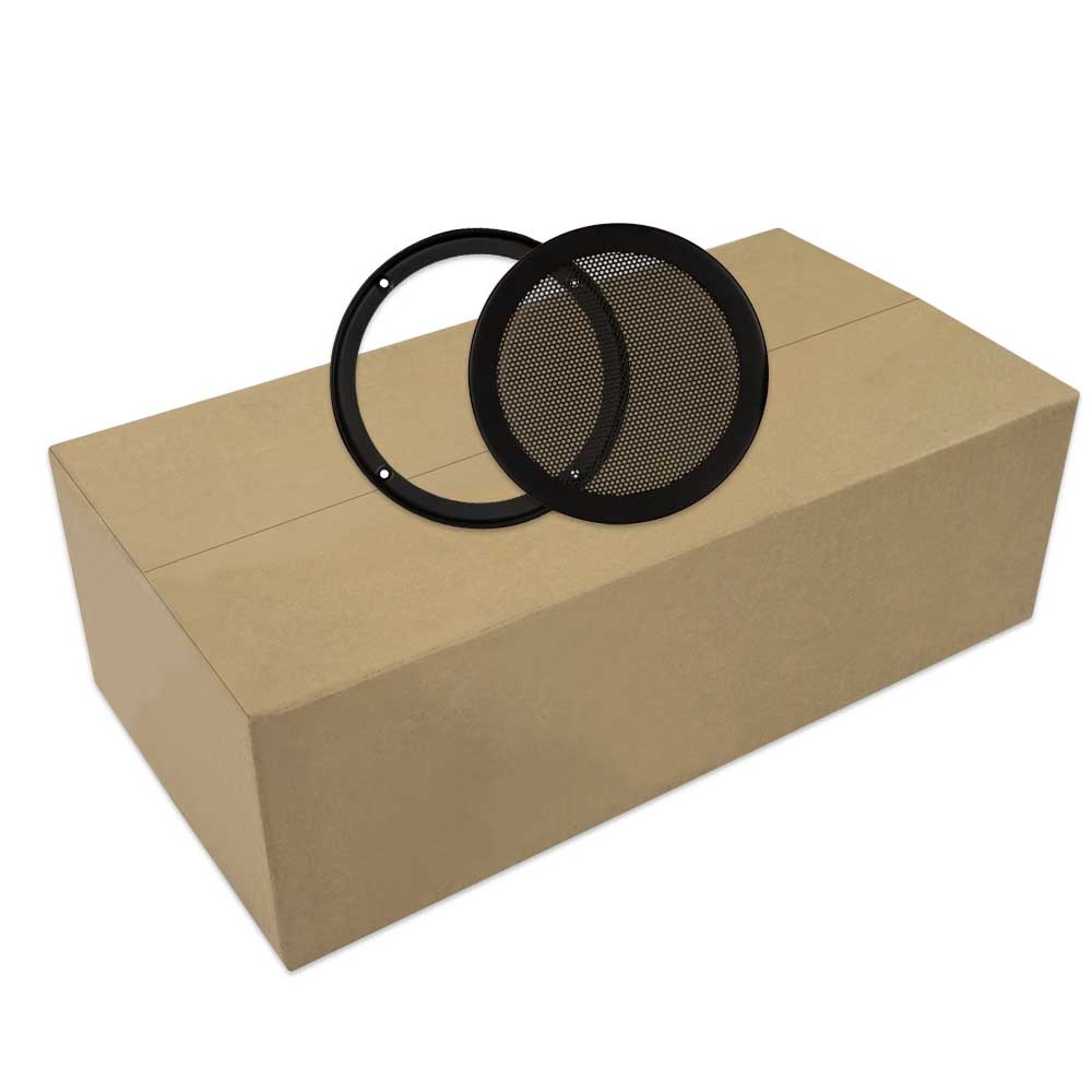 50 Goldwood Sound SG-M6 Steel Mesh Snap On Woofer Grills for 6.5" Speakers