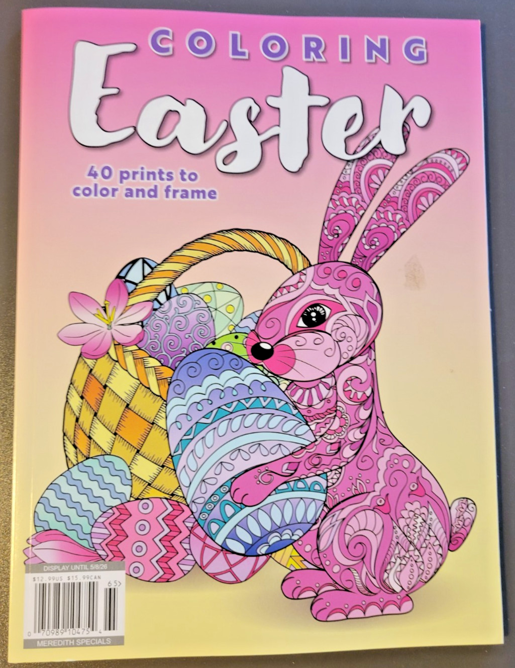 Coloring Easter Coloring Book - 40 Prints To Color & Frame - Relax - De-Stress