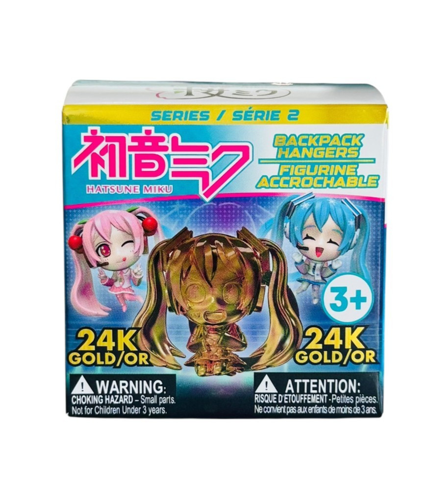 Hatsune Miku Series 2 Snow Miku GOLD PLATED HATSUNE 24K Chase Backpack Hangers