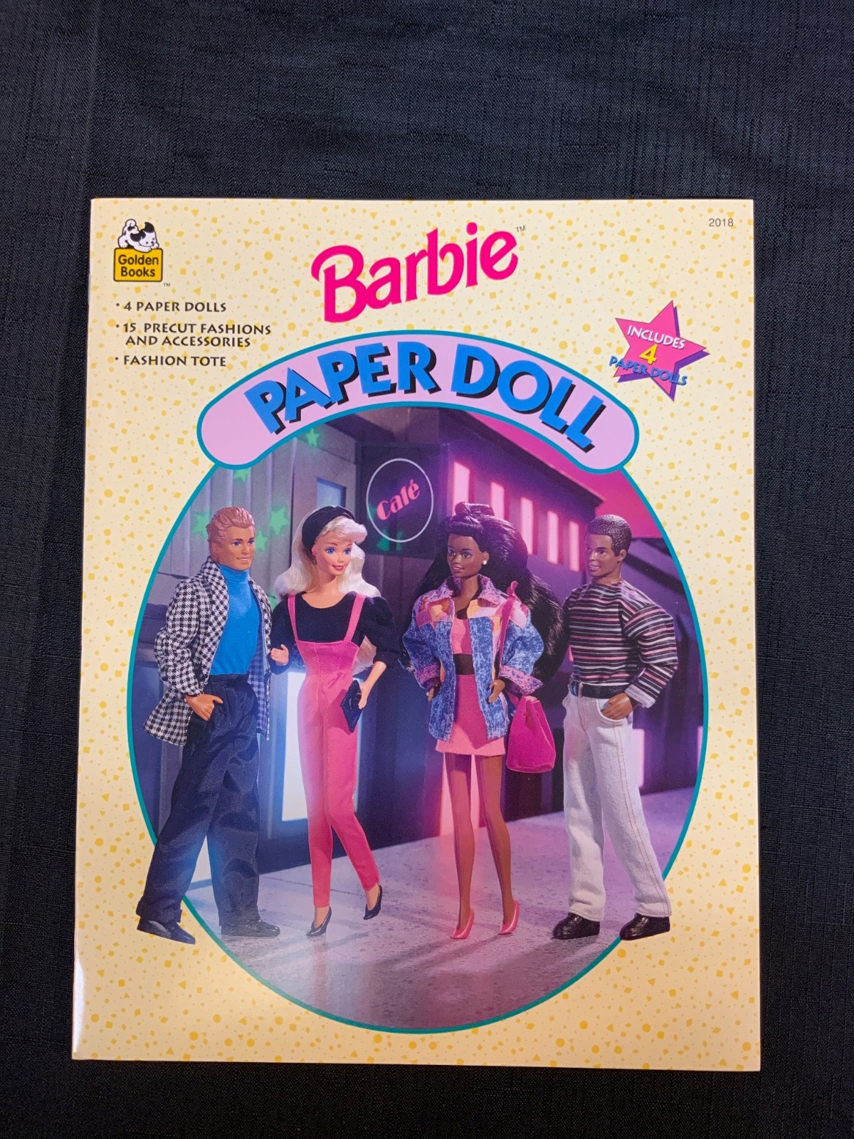 Barbie, Paper Dolls Book -Golden Books - Western Publishing - #2018