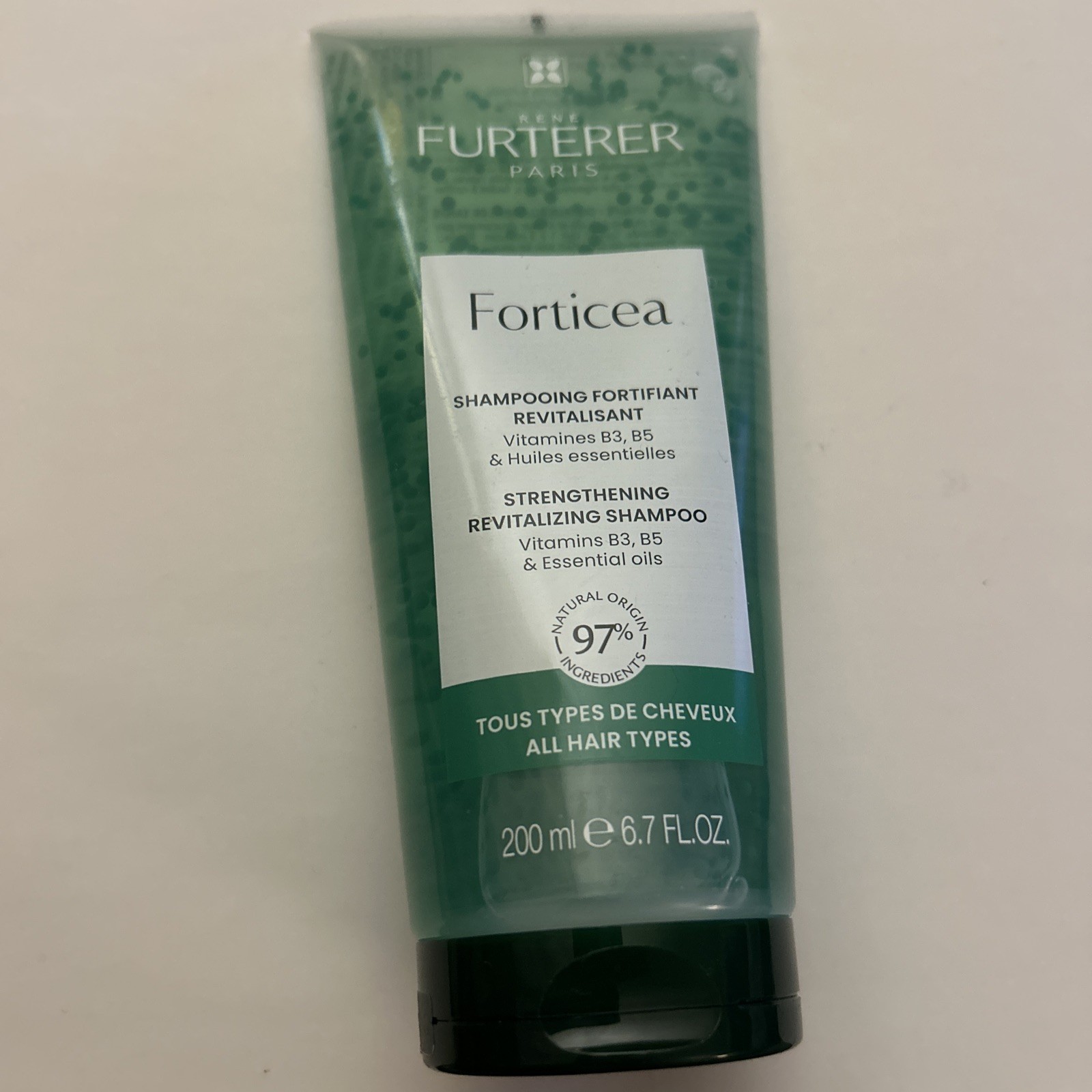 New Rene Furterer Forticea Energizing Shampoo 200m / 6.7oz