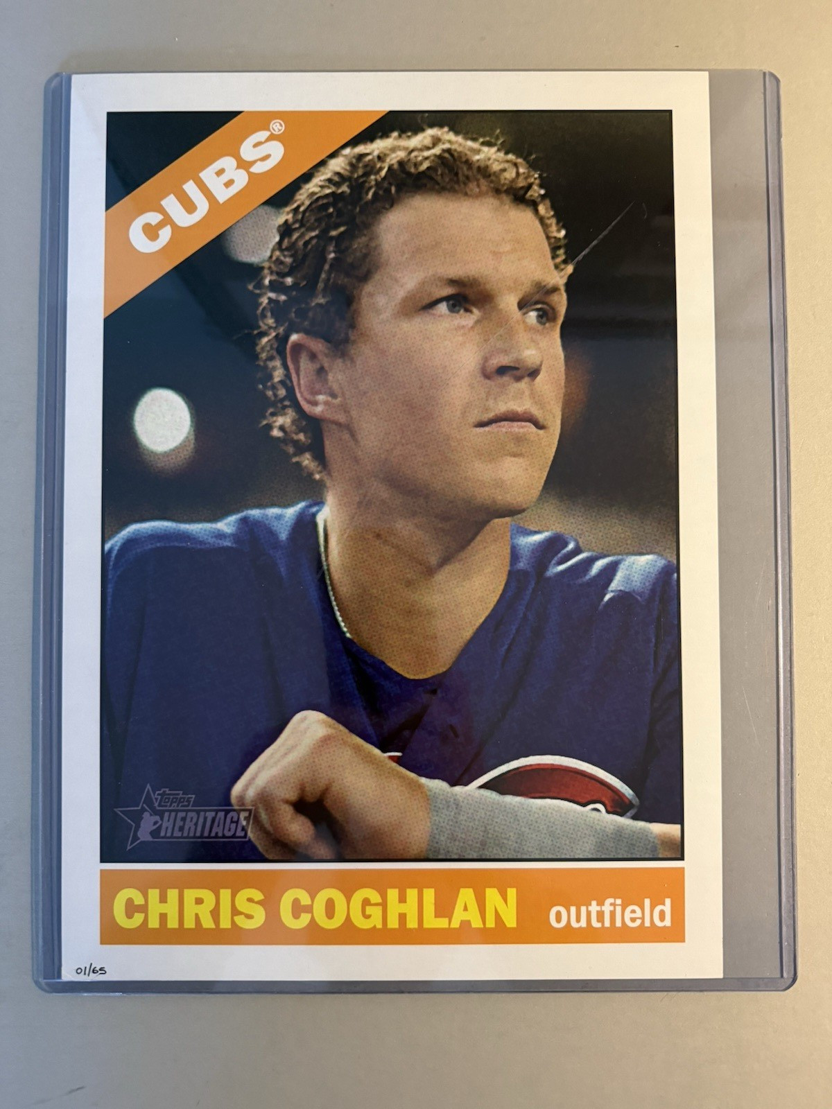 Chris Coghlan 2015 Topps Heritage 11X14 Wall Art Poster Numbered 1 of 65