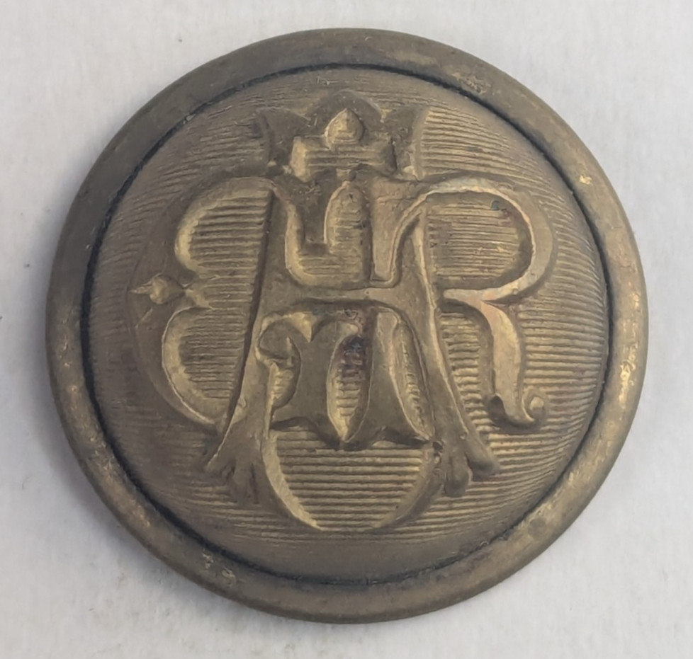 1870s - Grand Army of the Republic Civil War Vet Uniform Button  - M2B