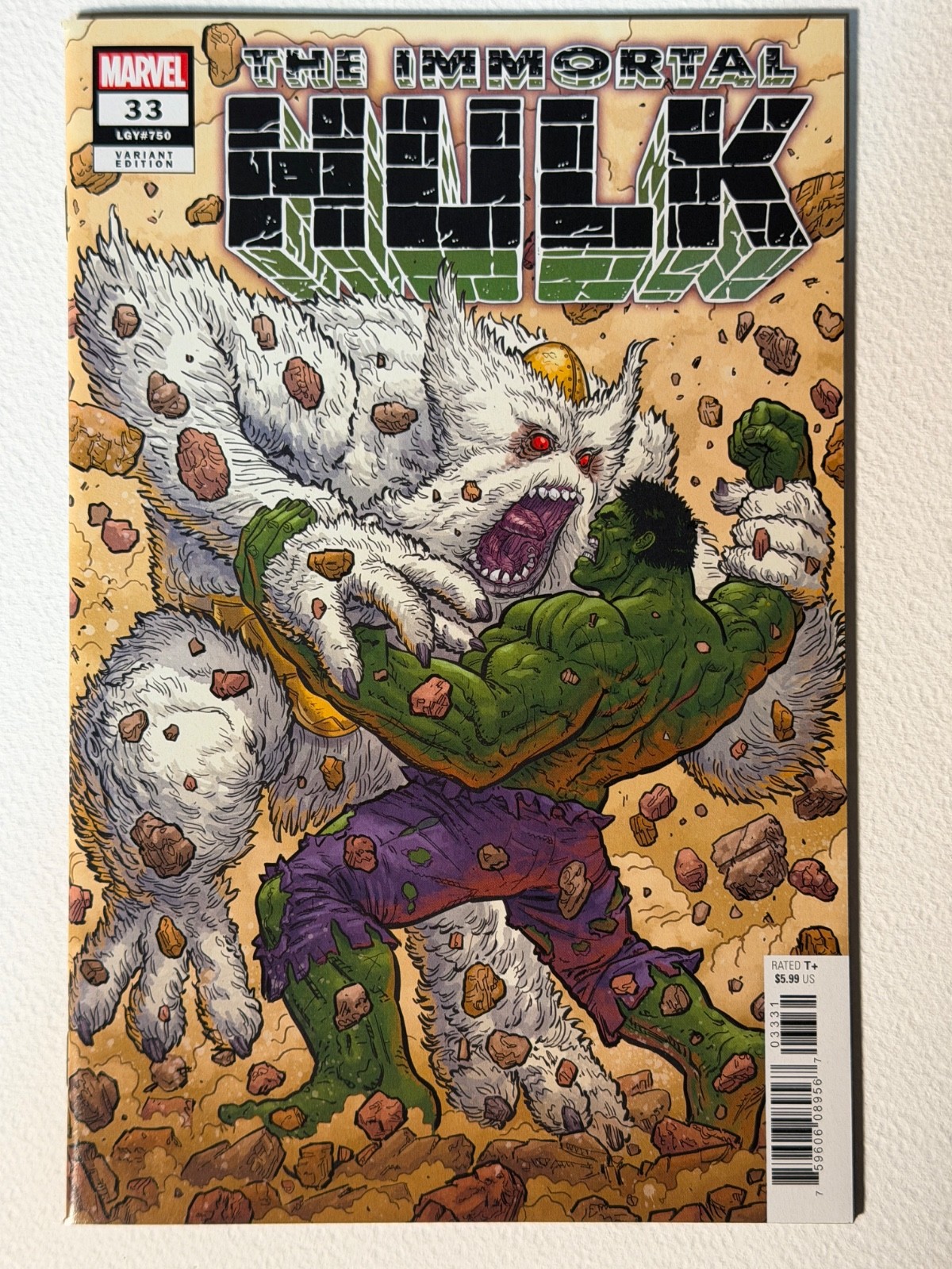 Immortal Hulk #33 Steve Skroce 1:25 Variant  (Marvel Comics May 2020)