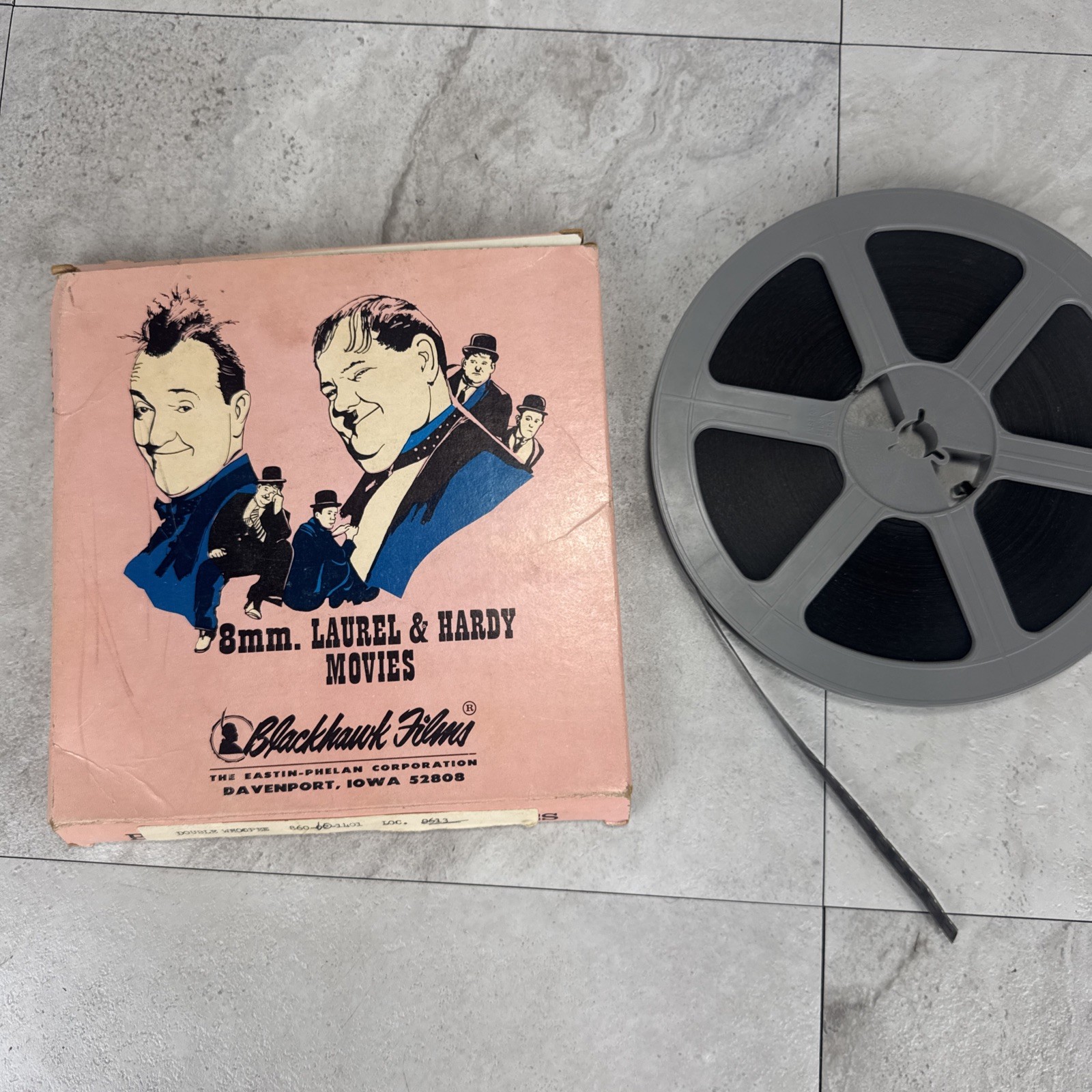 Laurel and Hardy 8mm Movie Blackhawk Films "Double Whoopee”