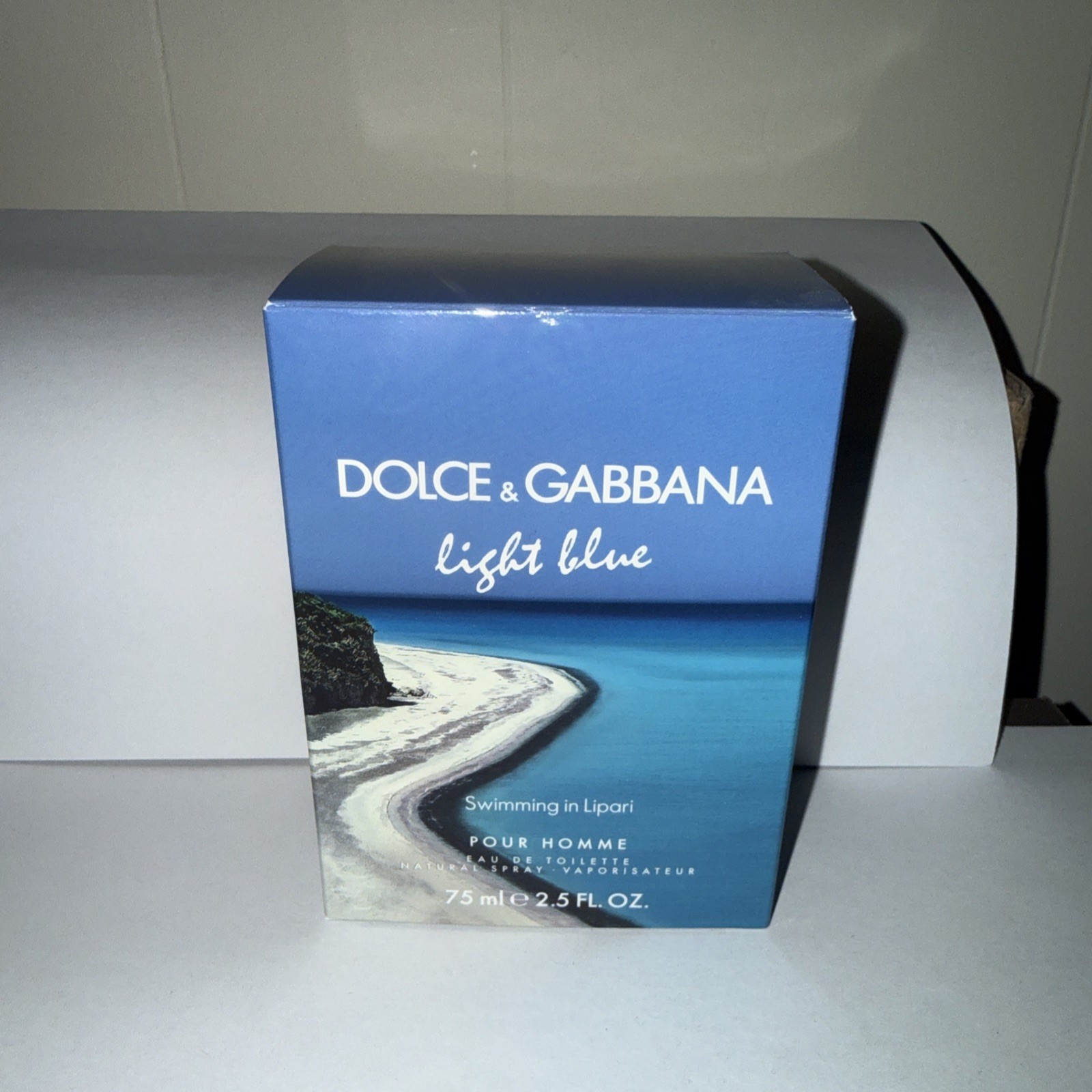 Dolce Gabbana Light Blue Swimming In Lipari Pour Homme 2.5 oz Spray DISCONTINUED