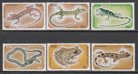Fidji - Mail Yvert 548/53 ** Mnh Fauna
