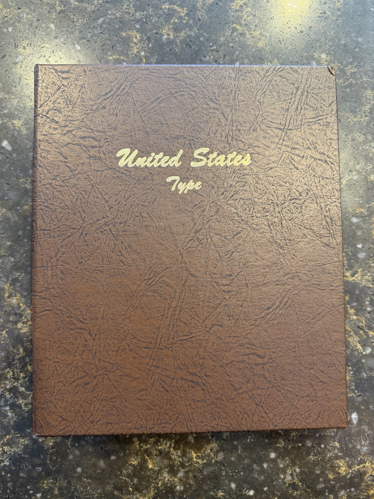 Dansco United States US Type Collection 7070 6 Pg. Coin Album w/ RARE Gold Page