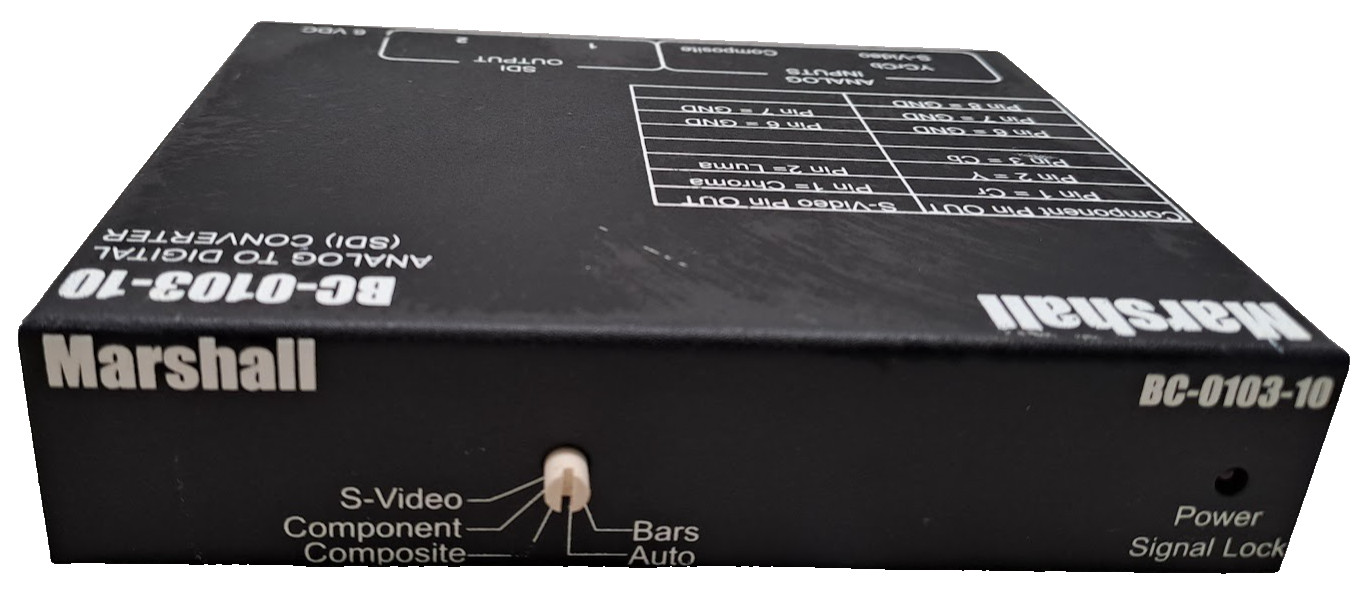 Marshall BC-0103-10 Precision Analog Video to Digital SDI Converter Module Unit