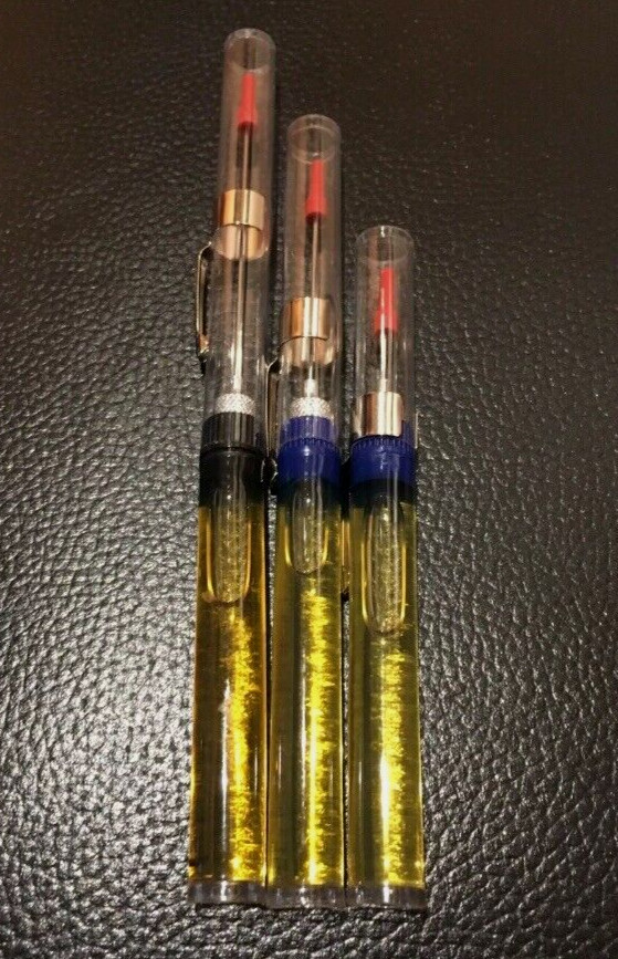 Antique Clock Parts Lubricant Precision Oil (Set Of 3 ) Completely New .