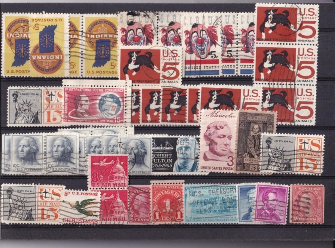 SA36i United States various selection of used stamps