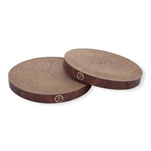 BariBari Bowl Replacement Scratching Pad Dark Brown 2-Pack x2 Sets (Wholesale)
