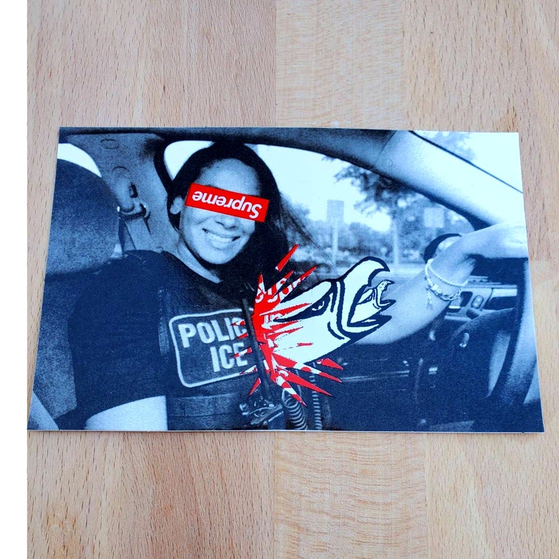 SUPREME ANTIHERO laptop Luggage Skateboard Sticker 5”x3.5”