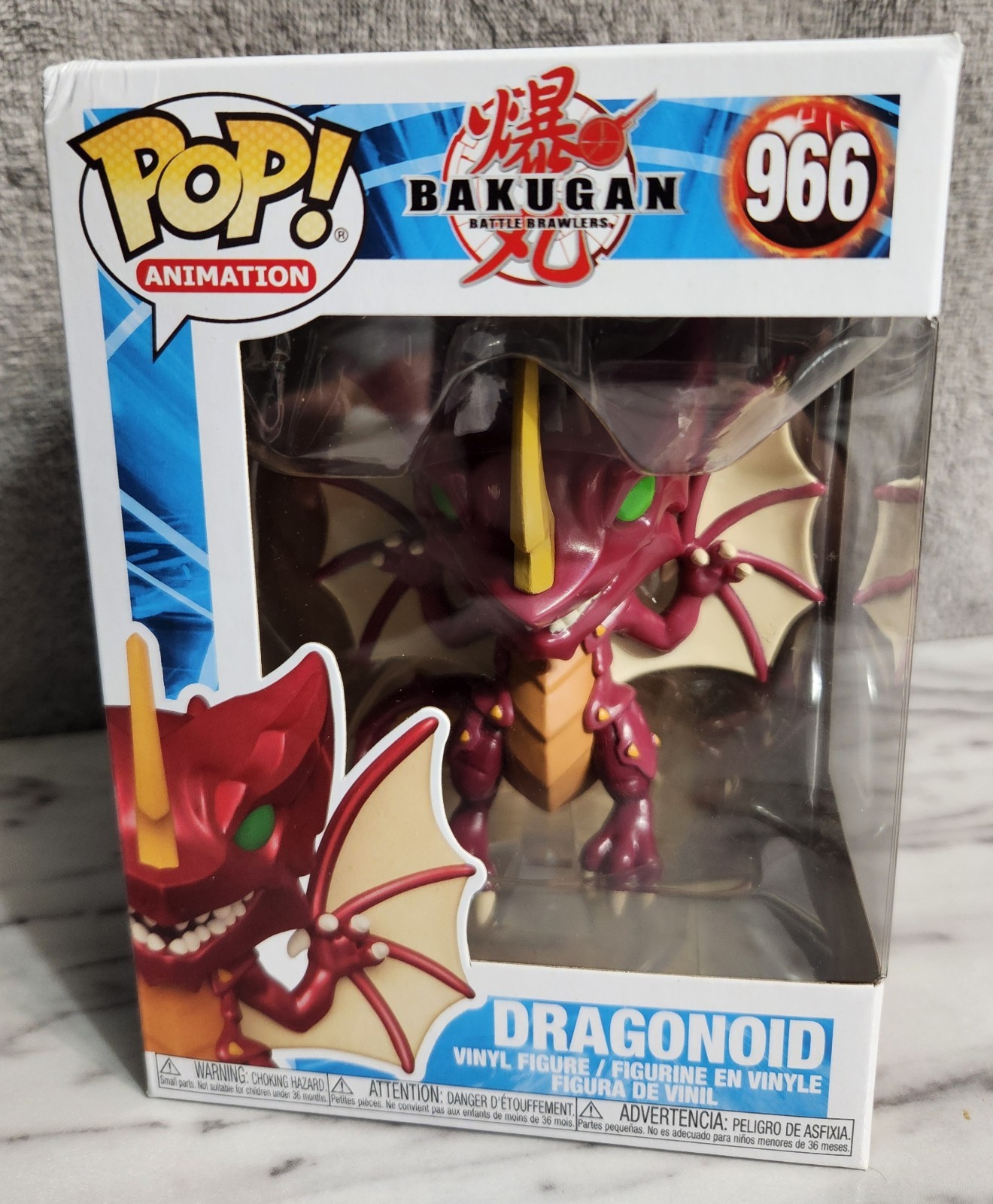 Funko Pop! Bakugan Battle Brawlers | Dragonoid | #966 | w/Soft Protector 