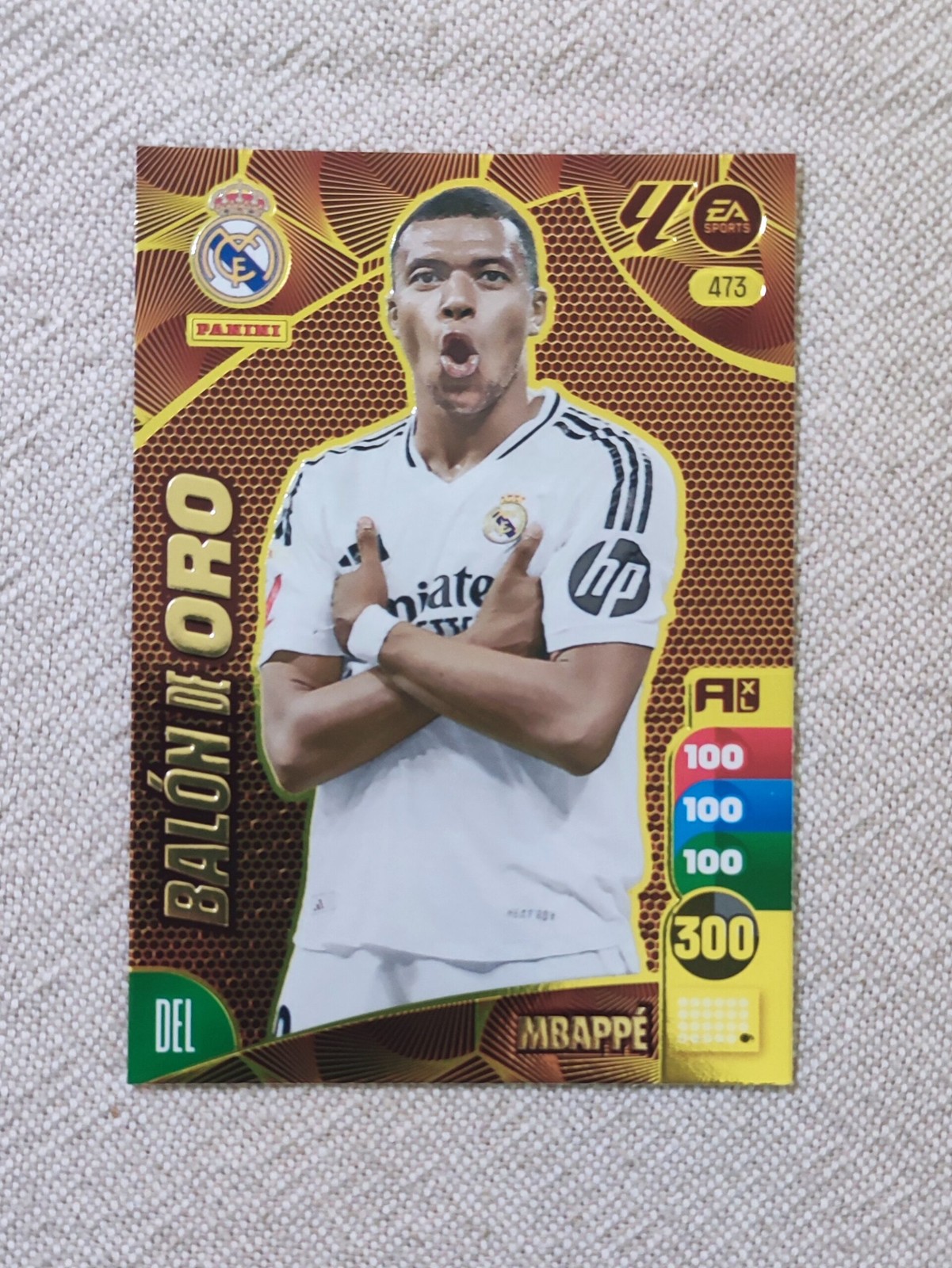 Panini Adrenalyn La Liga 2024-25 Mbappe Balon De Oro # 473 LL.