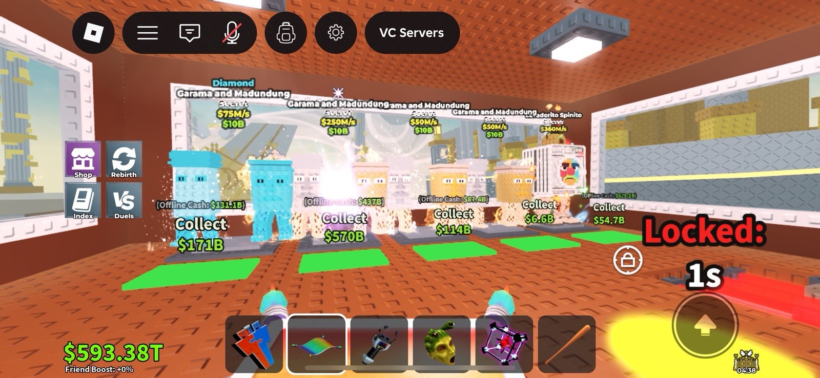 Roblox steal a brainrot Garama and madundungs for cheap!