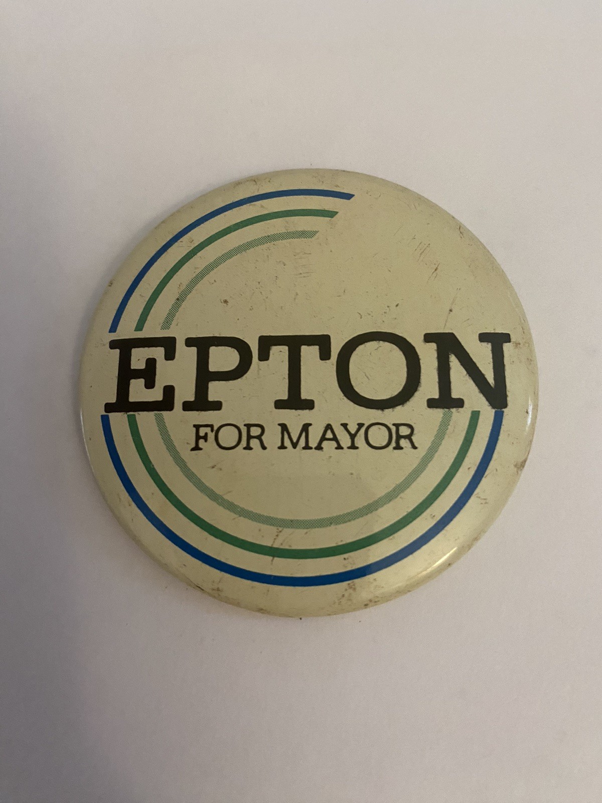Epton For Mayor Chicago Pin Back Button P183