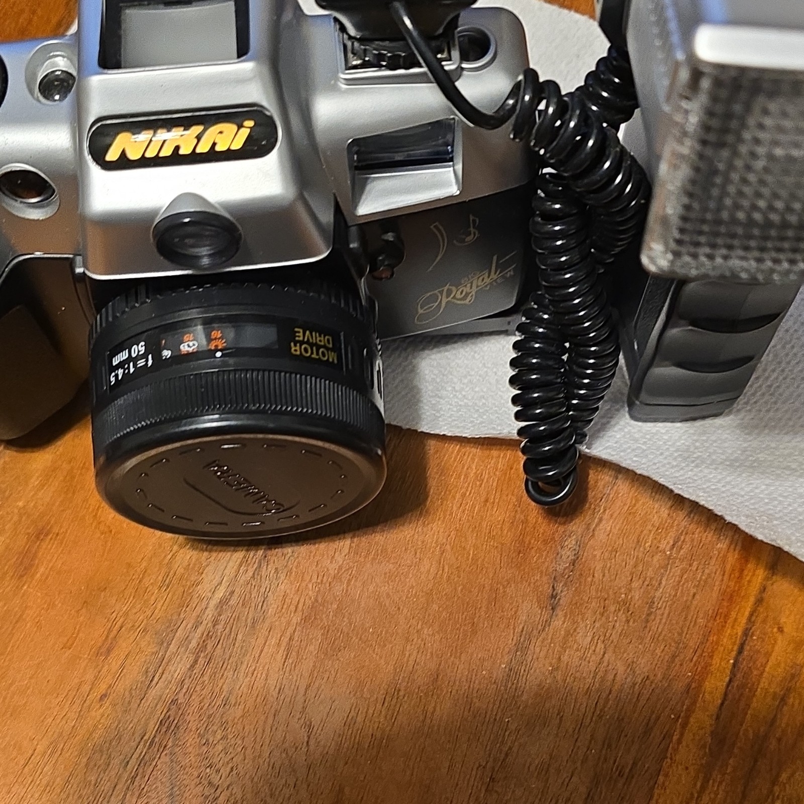 Nikai Royal Film Camera with Flash and Camera Bag