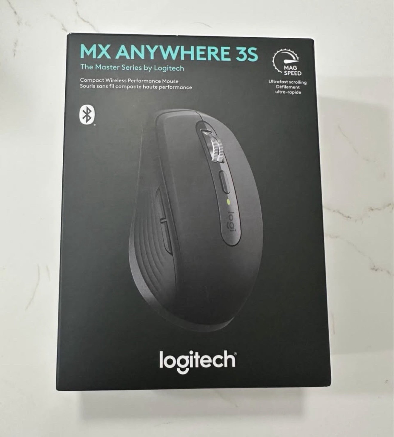 Logitech MX Anywhere 3S Compact Wireless Mouse Fast Scrolling 8K DPI Any Surface