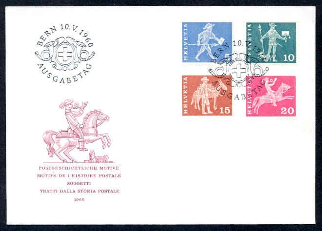 SWITZERLAND #382-85 FDC