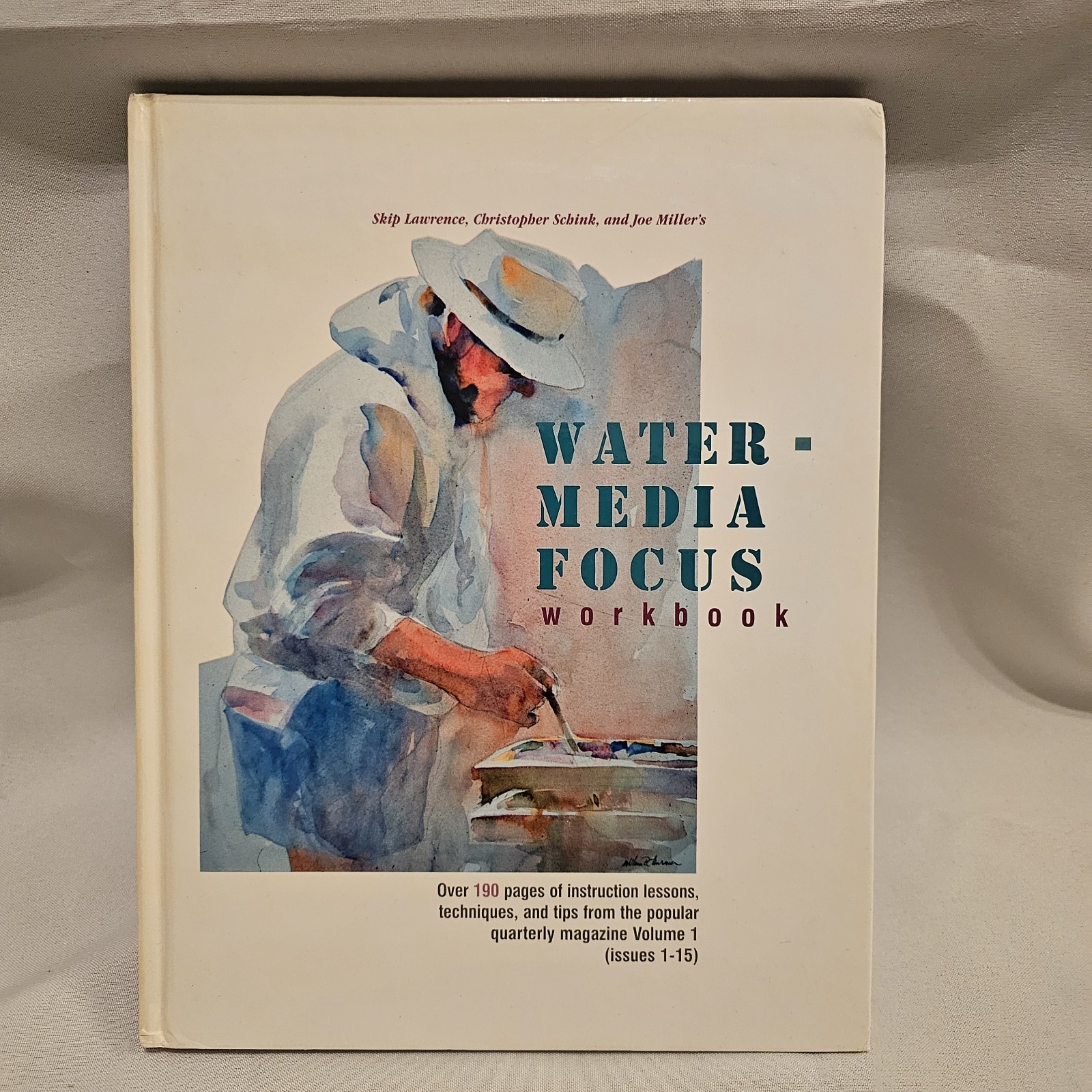 WATERMEDIA FOCUS WORKBOOK Volume 1 Art Book How To Watercolor Tips Techniques 