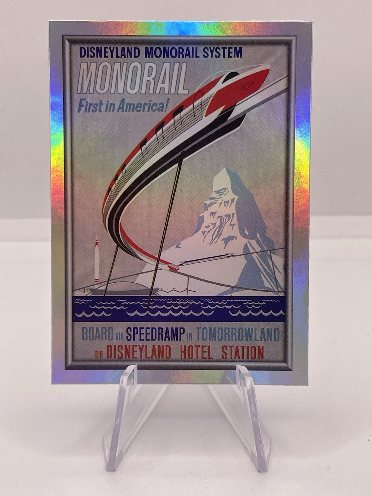 2025 Topps Disneyland 70th Anniversary Disneyland Monorail Posters P-10