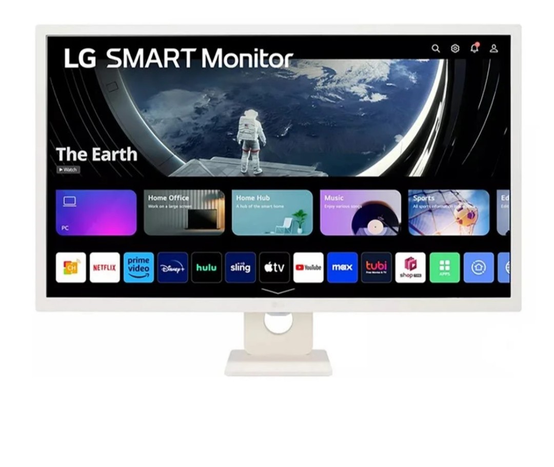 LG 32SR53FS-W 32" Full HD (1920 x 1080) IPS Display Smart Monitor SEE DESCR.
