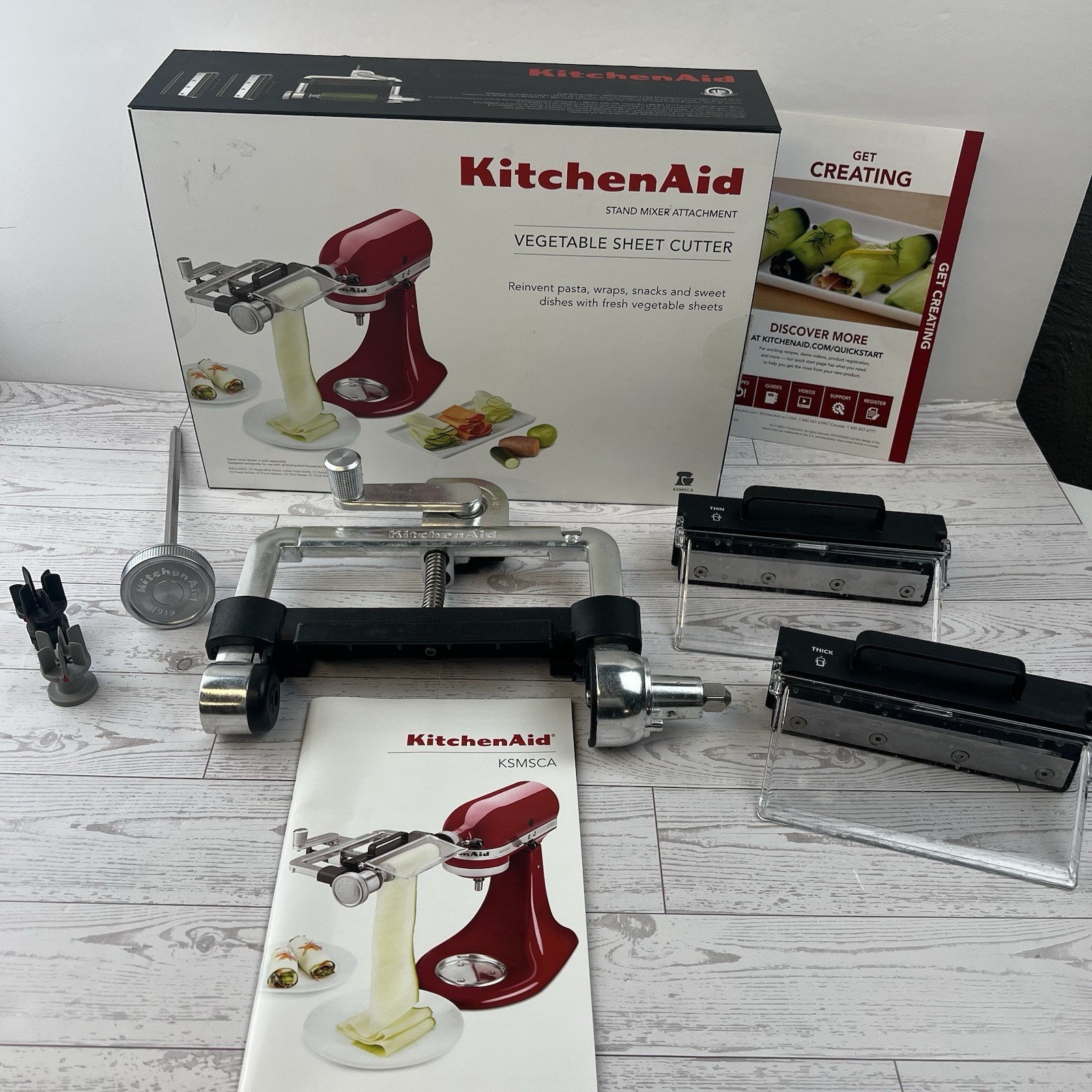 KitchenAid Vegetable Sheet Cutter Stand Mixer Attachment KSMSCA.