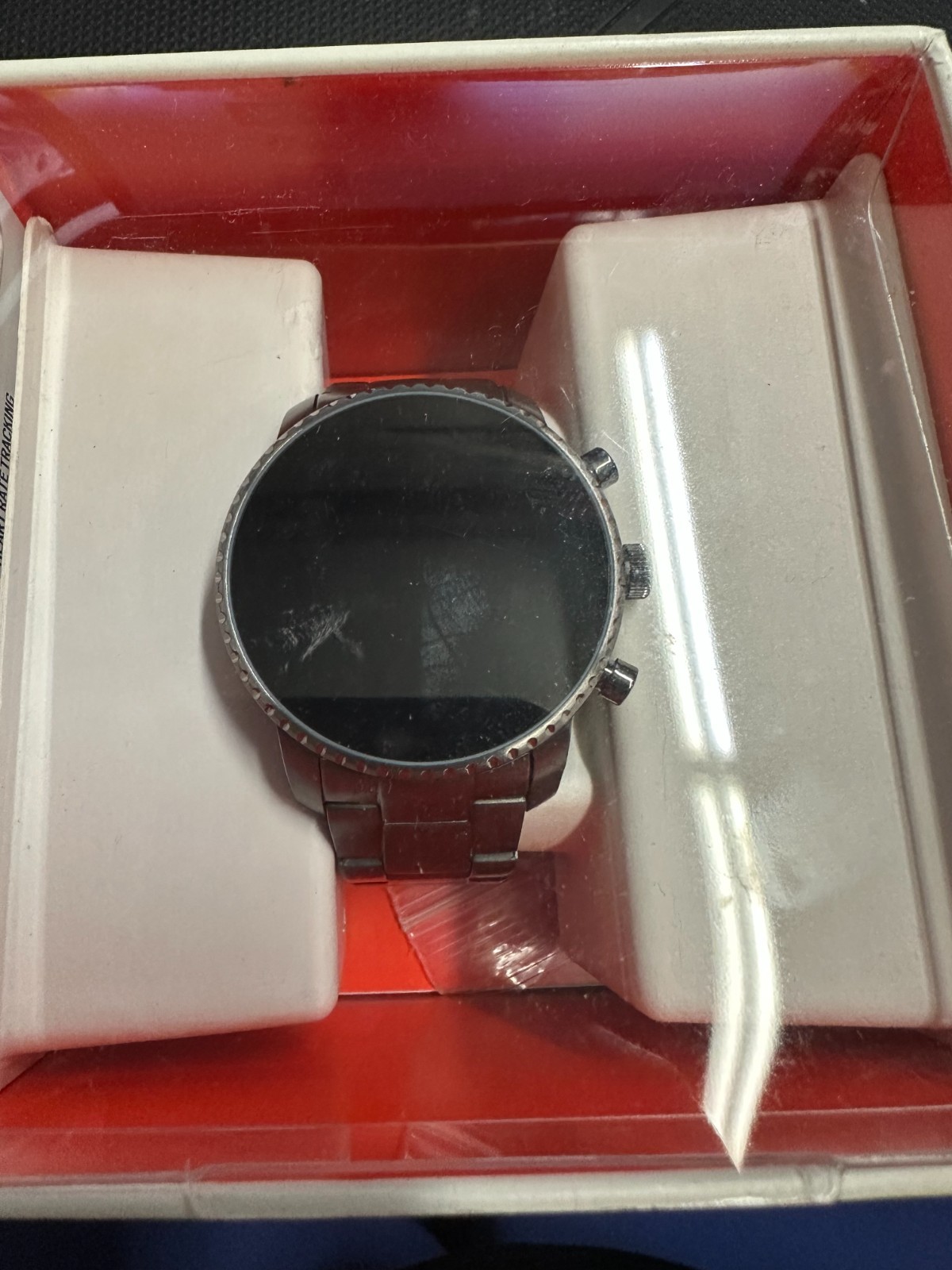 Fossil Gen 4 FTW4012P Explorist HR Stainless Steel Smartwatch - Smoke