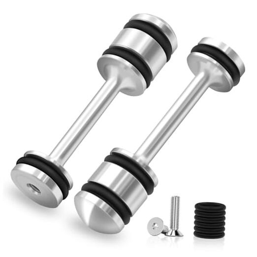 2-Pack LS Billet Rear Galley Plug Barbell Oil Diverter for GM Gen III & IV LS1 