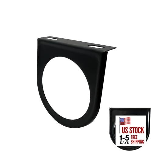 Single Hole Gauge Mounting Bracket Pod Holder Fits Any Mounts 2-1/16" 1 Piece