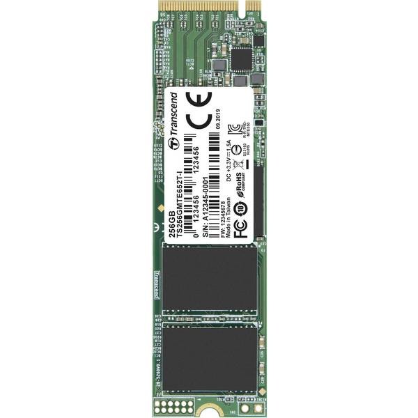 Transcend TS256GMTE652T-I MTE652T-I 256GB Internal NVMe/PCIe M.2 PCIe NVMe SSD