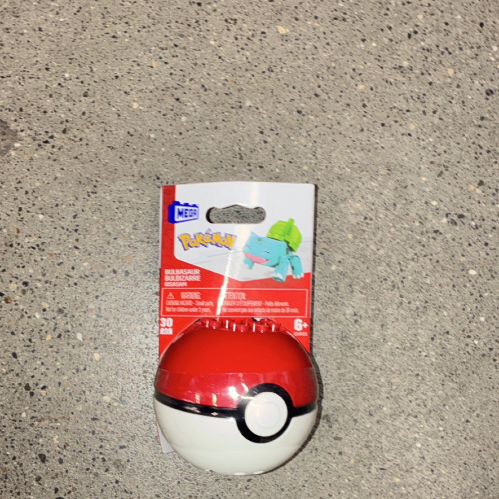 MEGA Bulbasaur Pokémon Interlocking Blocks Set 30 Pieces Age 6+ Animals Gaming