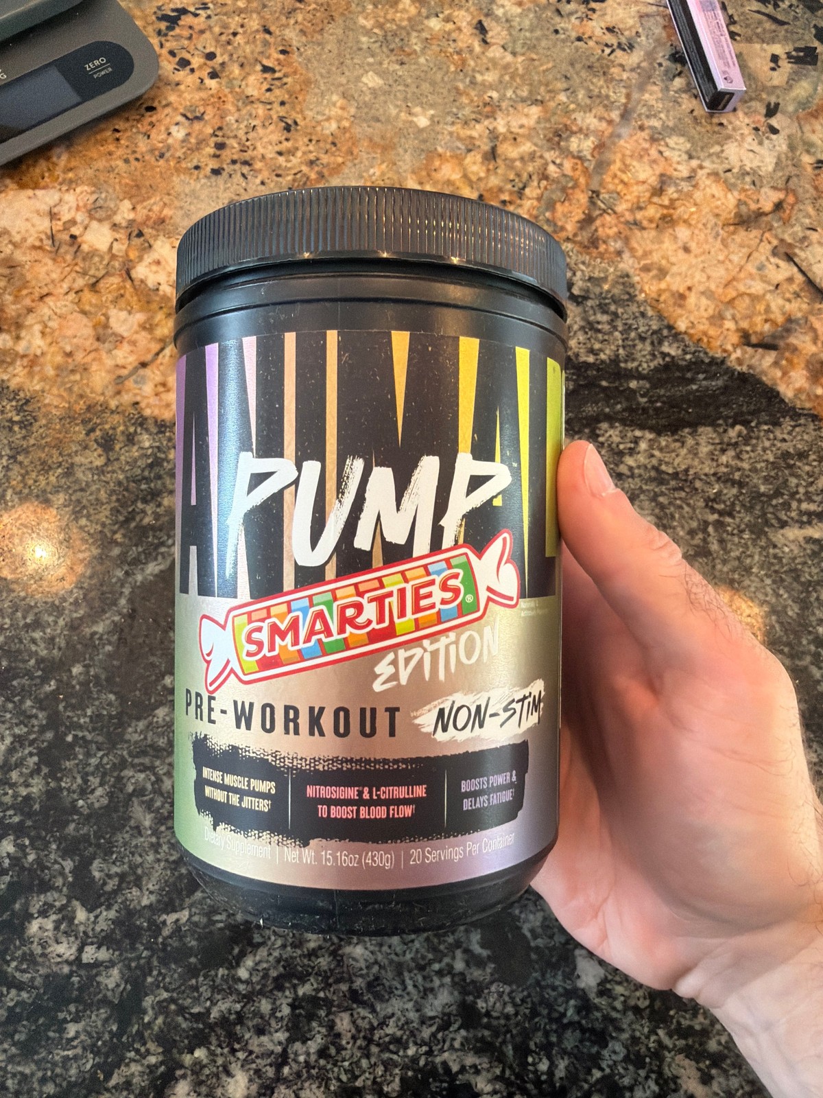 Animal Pump Smarties Edition Pre Workout Non Stim 15.16oz 20 Servings Exp 2028