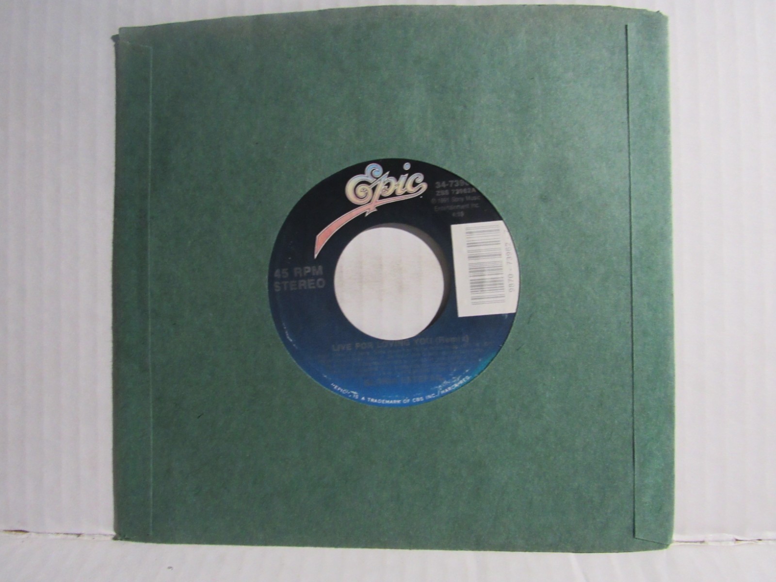 Gloria Estefan – Live For Loving You - 1991 - DANCE POP