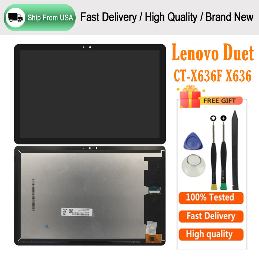 LCD Display Touch Screen Digitizer Replace For Lenovo Duet CT-X636F X636 CT-X636