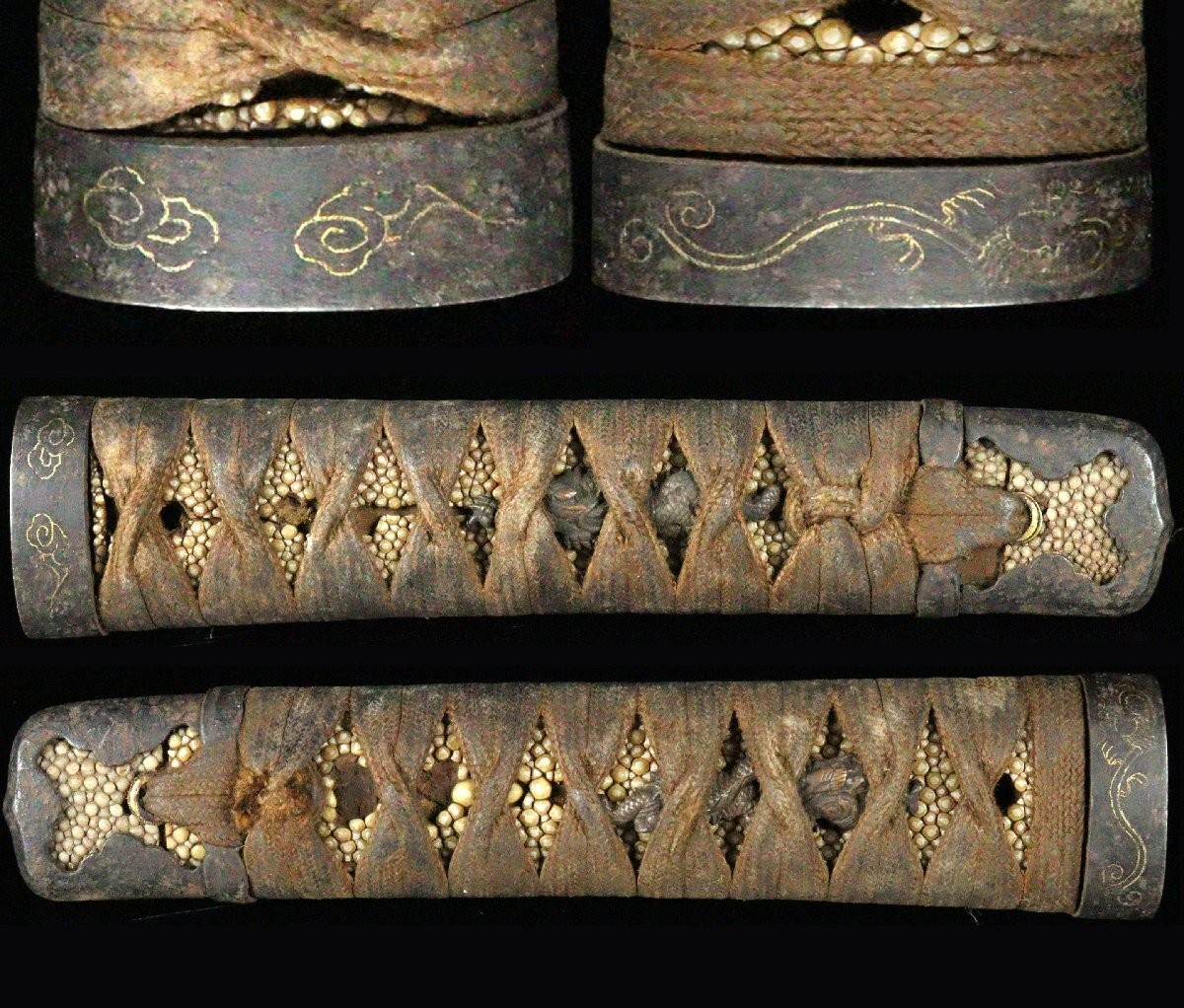 TSUKA Japanese sword accouterment Koshirae Katana antique