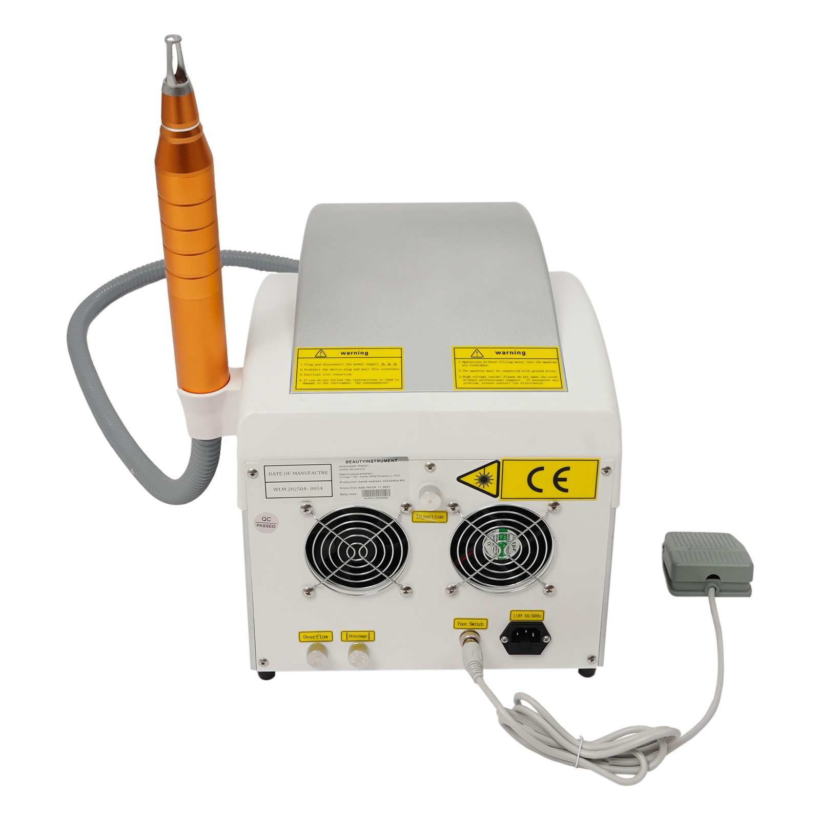 110v Face Beauty Eyebrow Pigment Remover Machine Adjustable Frequency ND: YAG