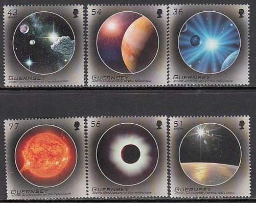 Guernsey - Mail 2009 Yvert 1258/63 ** Mnh Astro