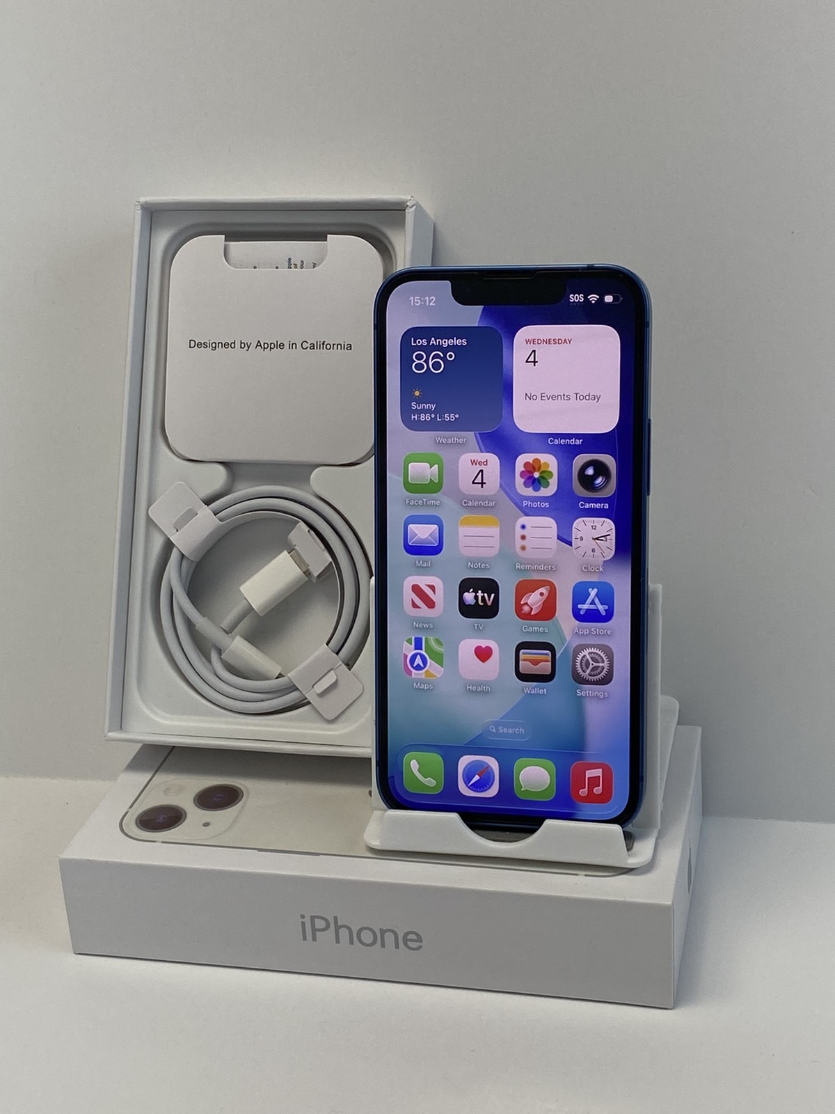 Apple iPhone 13 Mini A2481 128GB Blue Factory Unlocked 97% battery health